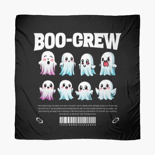 Boo Crew - Halloween Cute Ghost Scarves