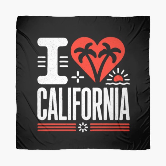 I love California | The Golden State Scarves