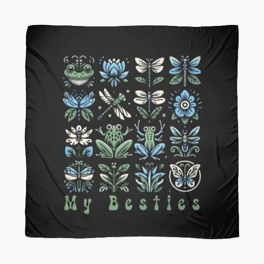 Gardening: My besties in the garden Scarves