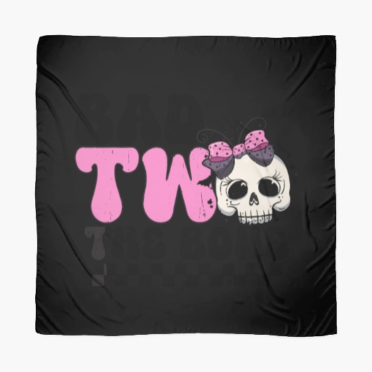 Bad Two The Bone Birthday 2nd Toddler Halloween Scarves