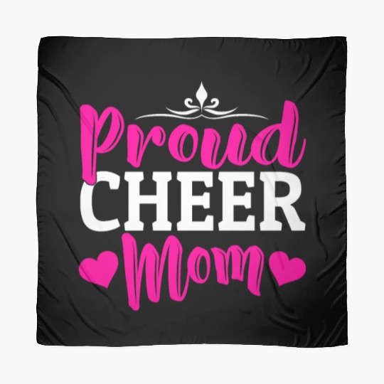 Proud Cheer Mom Cheerleading Mommy Mother's Day Scarves