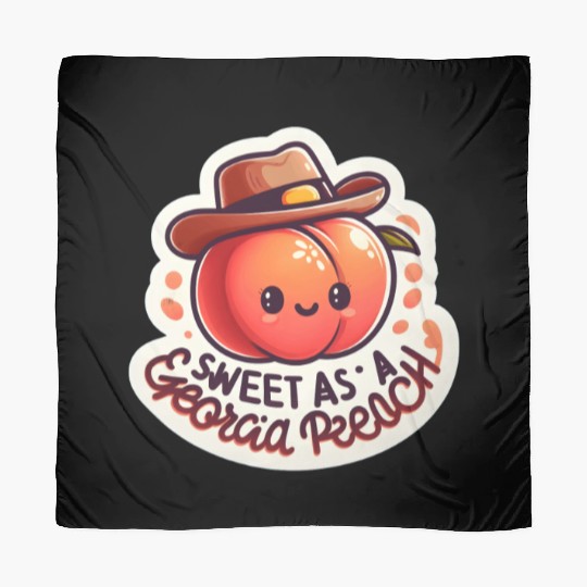 Sweet as a Georgia Peach Sticker Scarves
