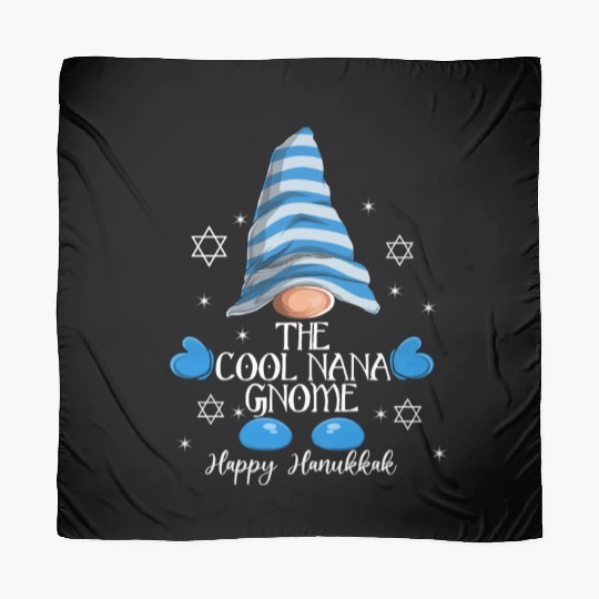 The Nana Gnome Funny Family MatchingGroup Hanukkah Scarves