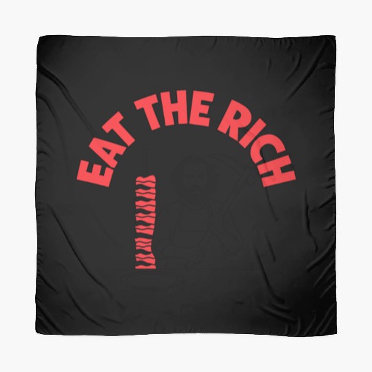 Eat The Rich Döner Kebab Parody Design Scarves