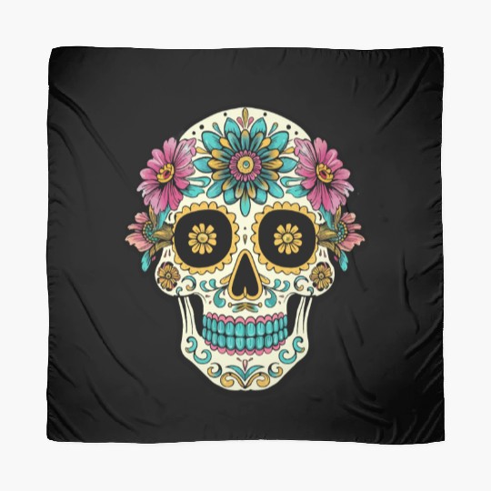 Day of the Dead Sugar Skull, Flippin Sweet Gear Scarves