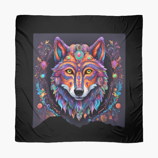 Halloween Wolf Alebrije Scarves