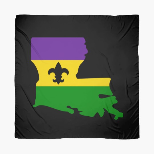 Mardi Gras in the Boot Scarves