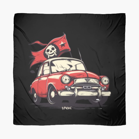 Communist Soviet Pirate Retro Car Scarves
