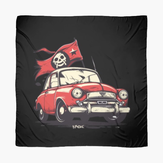 Communist Soviet Pirate Retro Car Scarves