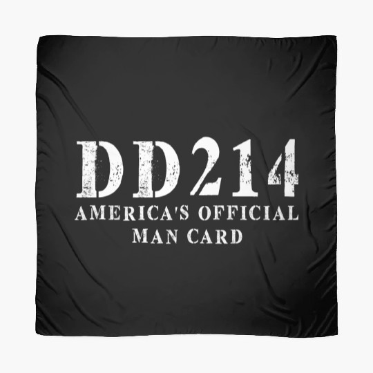 DD214 America s Official Man Card Scarves