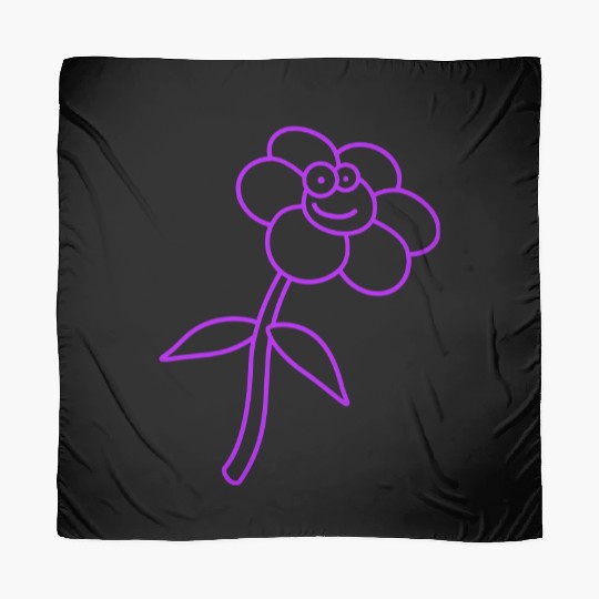 Sweet Flower Spring Summer Nature Funny Cute Face Scarves