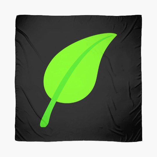 Green Beautiful Leaf Eco Spring Summer Cool Nature Scarves