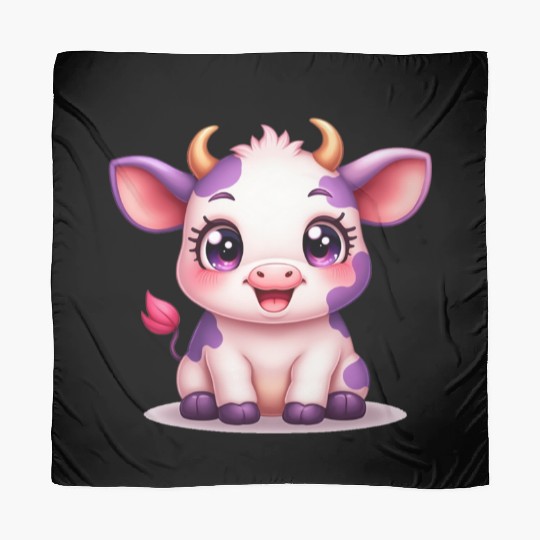 blueberry cow Gift unique Scarves