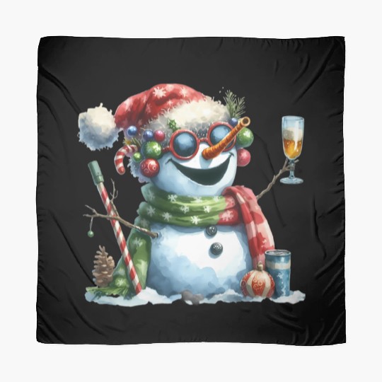 Snow Christmas, Christmas Retro, Merry Christmas Scarves