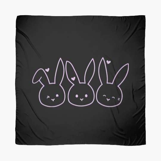 Happy Easter Bunny, Easter Day Scarves