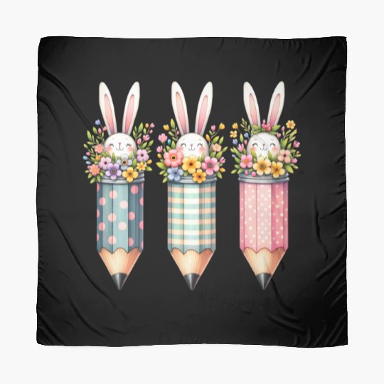 Happy Easter Bunny, Easter Day Scarves
