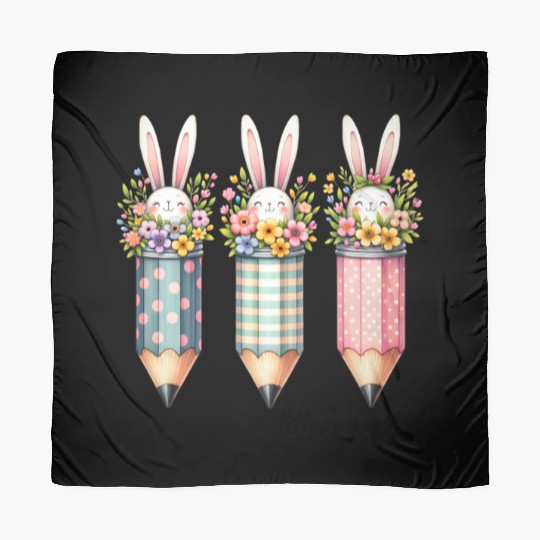 Happy Easter Bunny, Easter Day Scarves