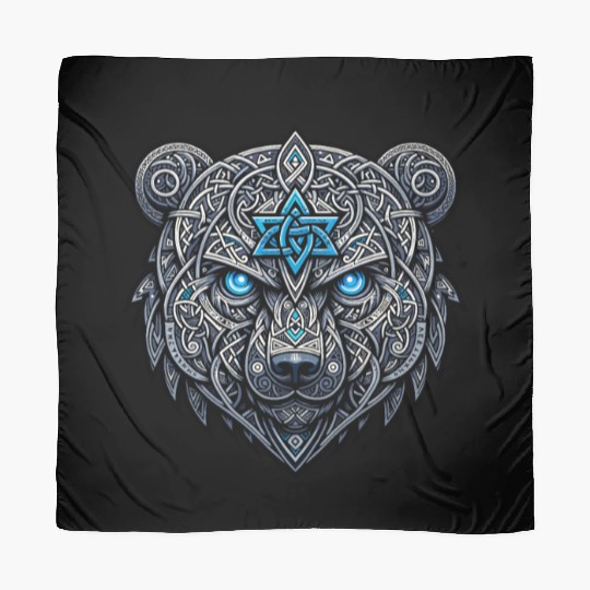Viking Bear – Mystical Celtic Warrior Design Scarves