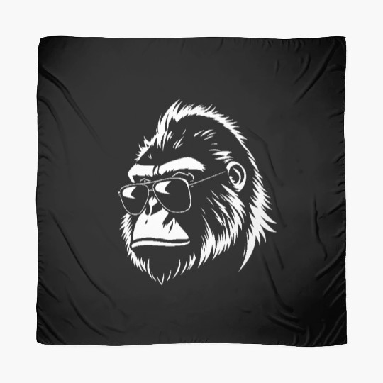 Gorilla wearing sunglasses Scarves