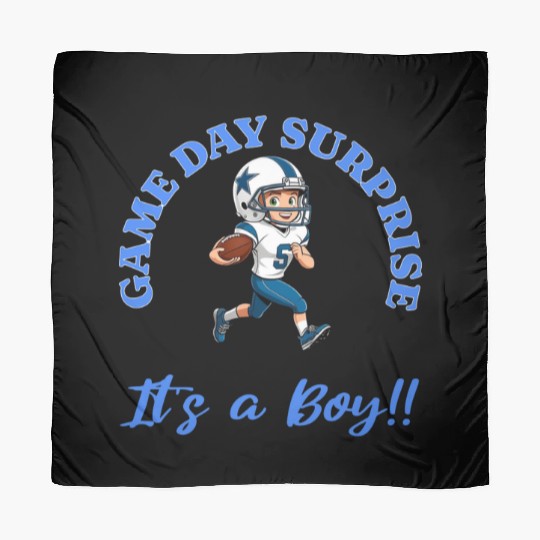 Game Day Surprise for Football Lovers Its a Boy Scarves