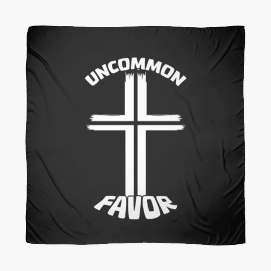 Uncommon Favor Jesus Christ Cross Easter Scarves