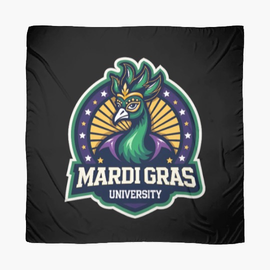 Mardi Gras University Peacock Women's Mardi Gras Scarves
