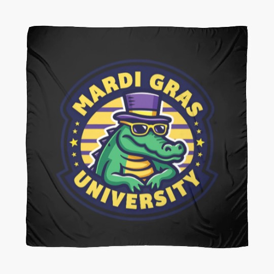 Mardi Gras University Alligator Men's Mardi Gras Scarves