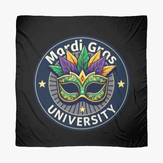 Mardi Gras University Mask Women's Mardi Gras Scarves
