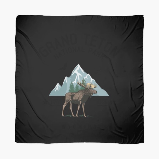 Grand Teton National Park Est. 1929 Wyoming Scarves