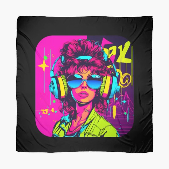 iconic pop culture 80s style fashion Scarves