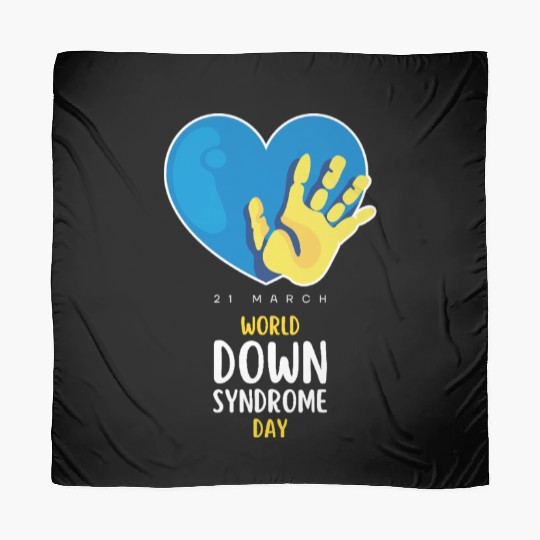 World Down Syndrome Awareness Men Women Kids Scarves