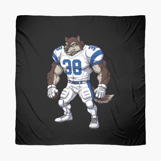 Wolf American football player Scarves