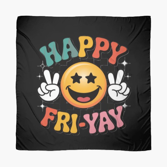 Happy Friyay Weekend Weekend Feeling Scarves