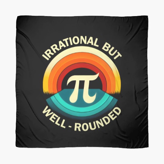 Pi Day Pun Irrational Number Joke Math Nerd Scarves