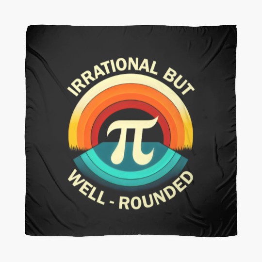 Pi Day Pun Irrational Number Joke Math Nerd Scarves