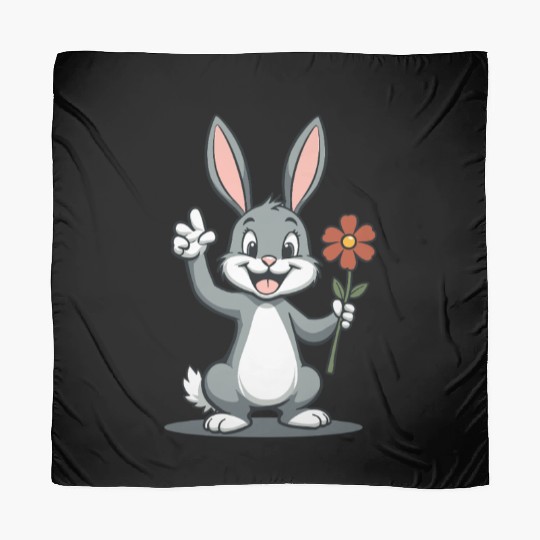 Funny Easter Bunny Cute Bunny Easter Scarves