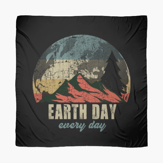 Earth Day Everyday Scarves, vintage Scarves