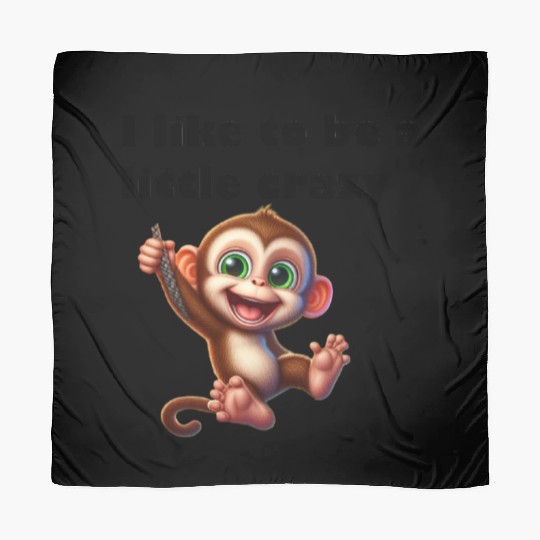 crazy monkey Scarves
