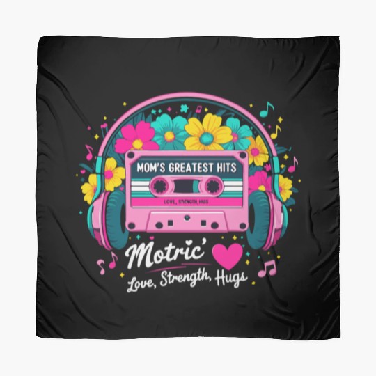 Retro Mom Mixtape Scarves - Mother’s Day Nostalgia