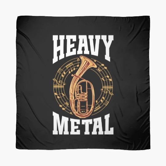 Heavy Metal Tenorhorn Musician Vibes Scarves