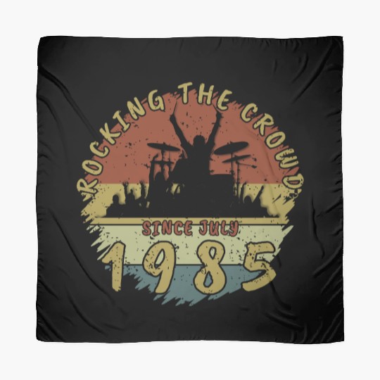 40th Birthday Rocking the crowd DRM 07/1985 Scarves