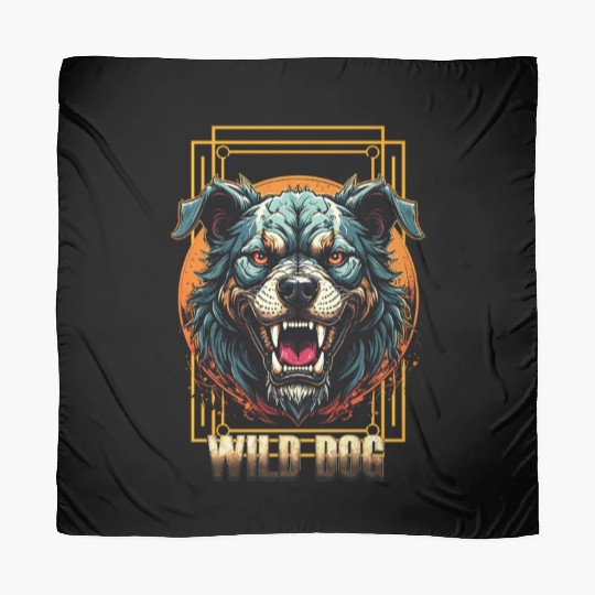Wild Dog Scarves – Fierce Beast Graphic Scarves for Street