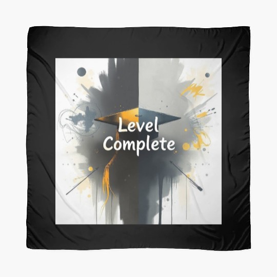 Level Complete – Gamer Style Graduation Scarves