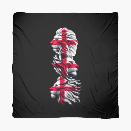 Patriotic St George Day Lion Scarves