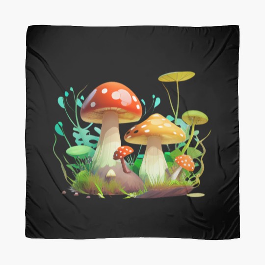 Funky Fungi – Nature’s Neon Wonder Scarves