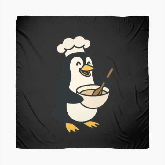 Adorable Cooking Penguin Chef Scarves