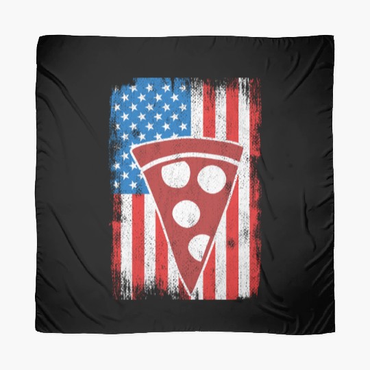 4th Of July US Pizza Scarves