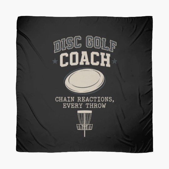 Disc Golf Coach Scarves Disc Golf Instructor Frisbee