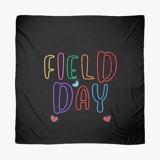 Let The Games Begin Field Day Teacher Student Scarves