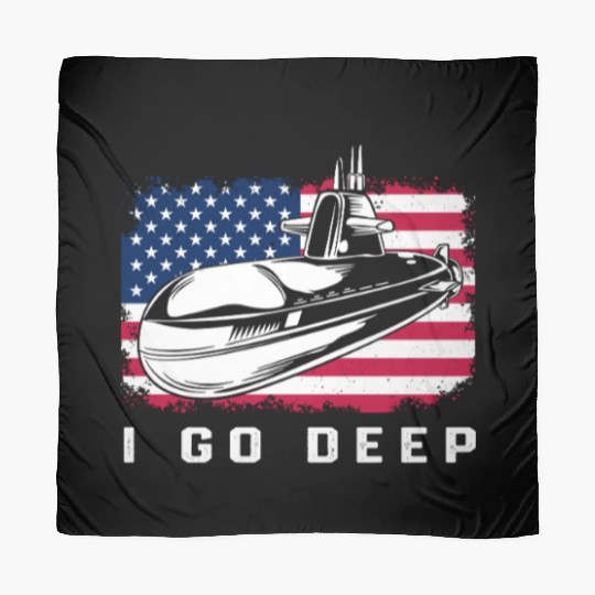 Patriotic American Submarine Veteran Scarves
